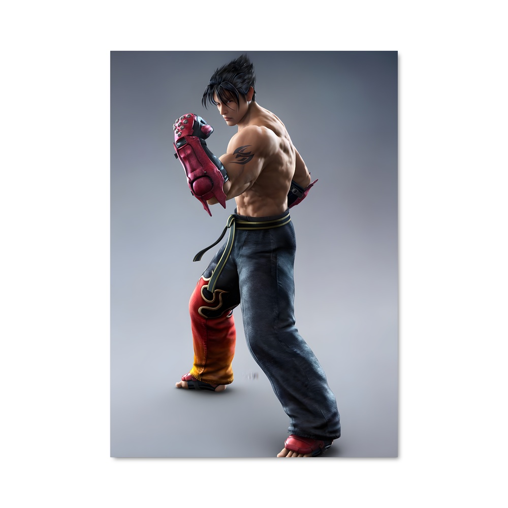 Poster Jin en Lutte – affiche Tekken